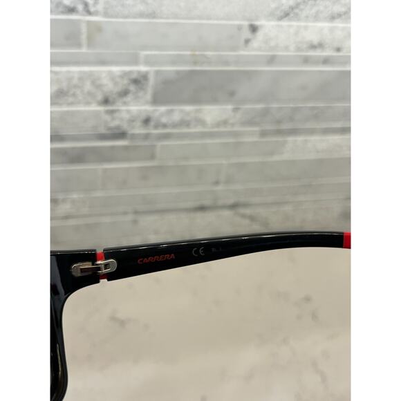 Carrera Unisex Black Red Wrap Sunglasses 8013/S D28M9 58▢17 125 "FRAMES ONLY" - Picture 5 of 8